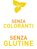 Senza coloranti - Senza fruttosio