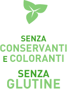 Senza conservanti e coloranti - Senza fruttosio